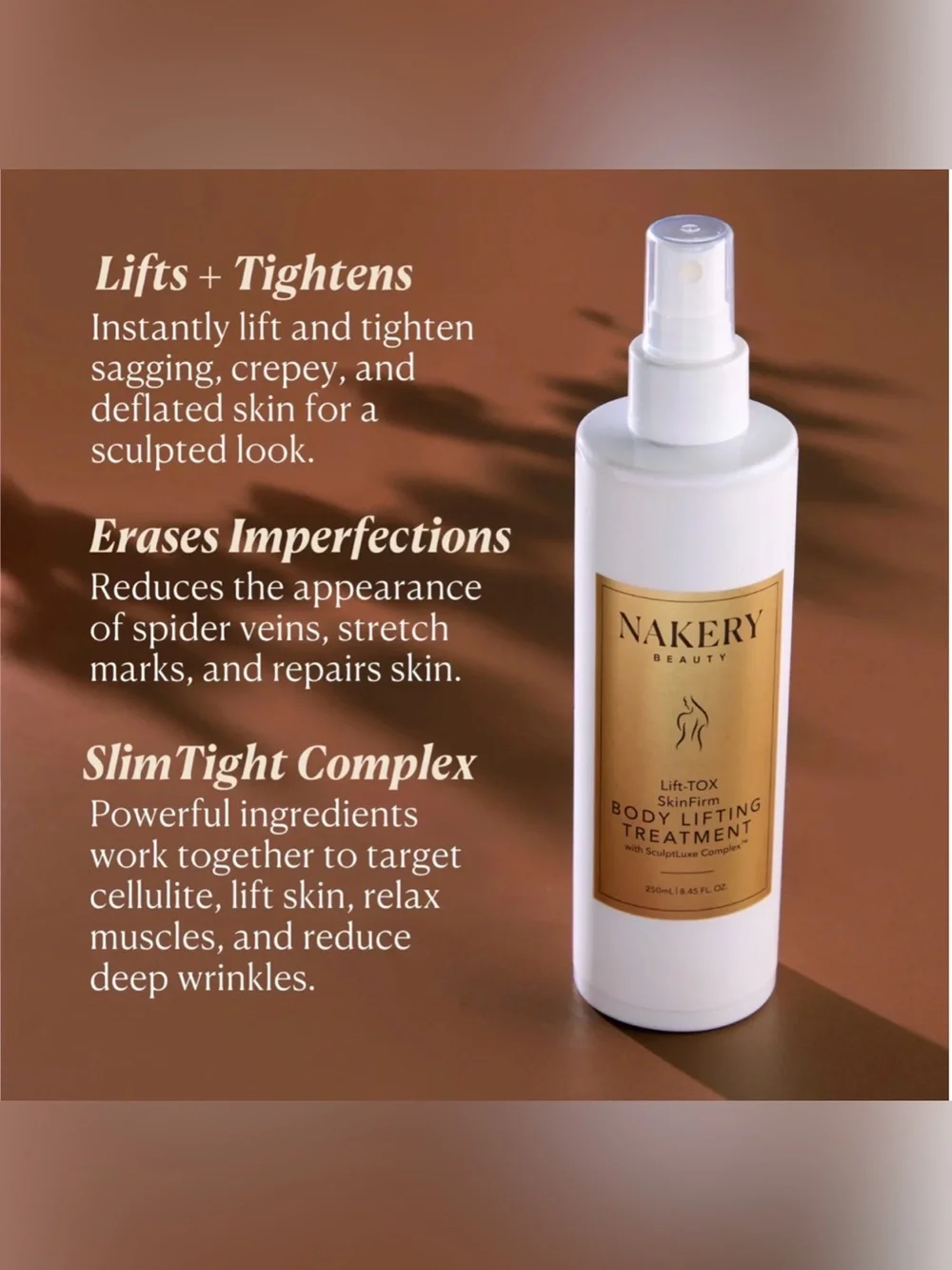 Nakery Beauty 💛 Lift-TOX 💛moisturizing Body Lifting & Tightening Treatment